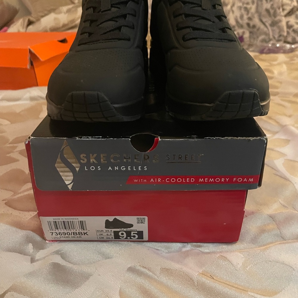 Skechers Black Athletic Shoes for Women